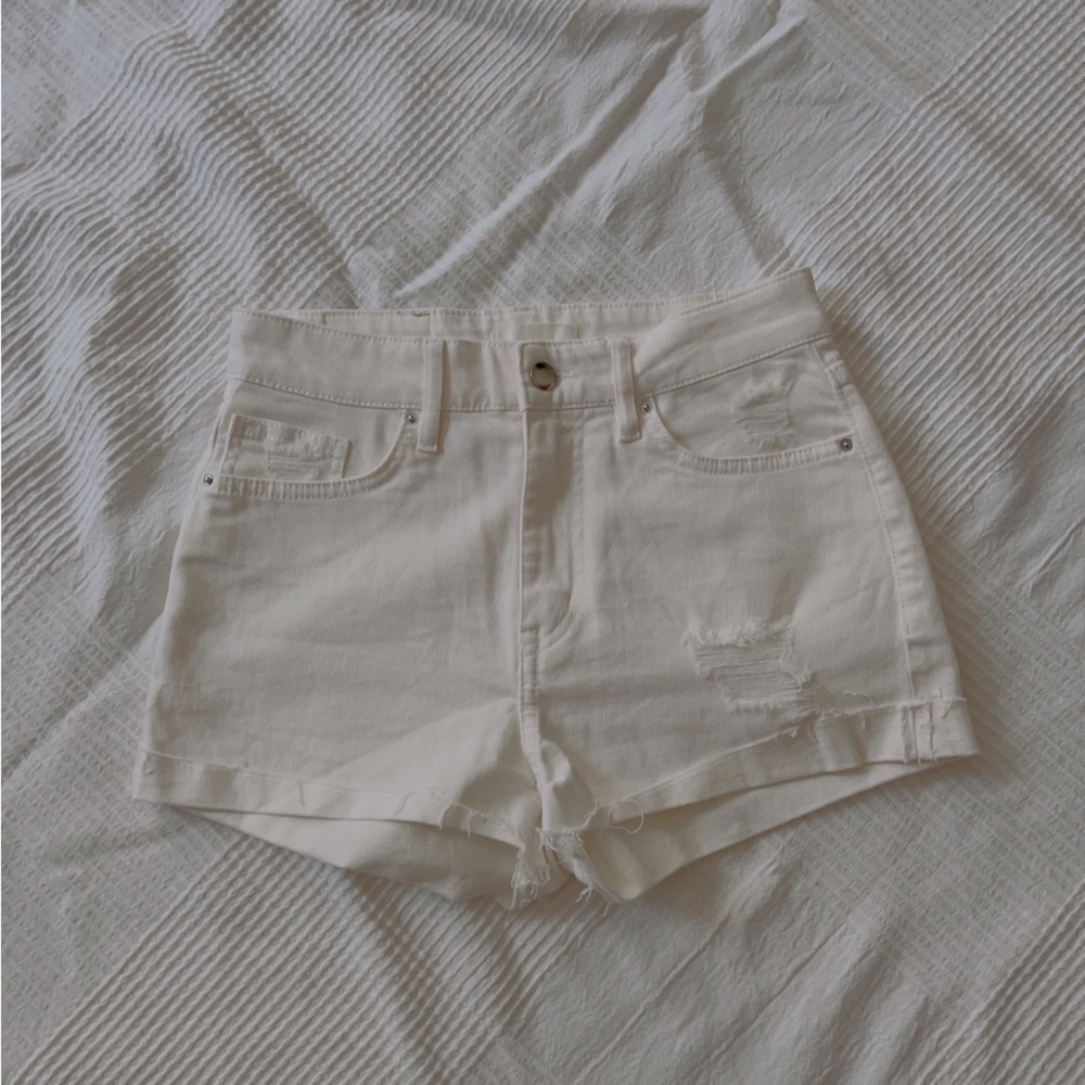 H&M high waisted denim shorts